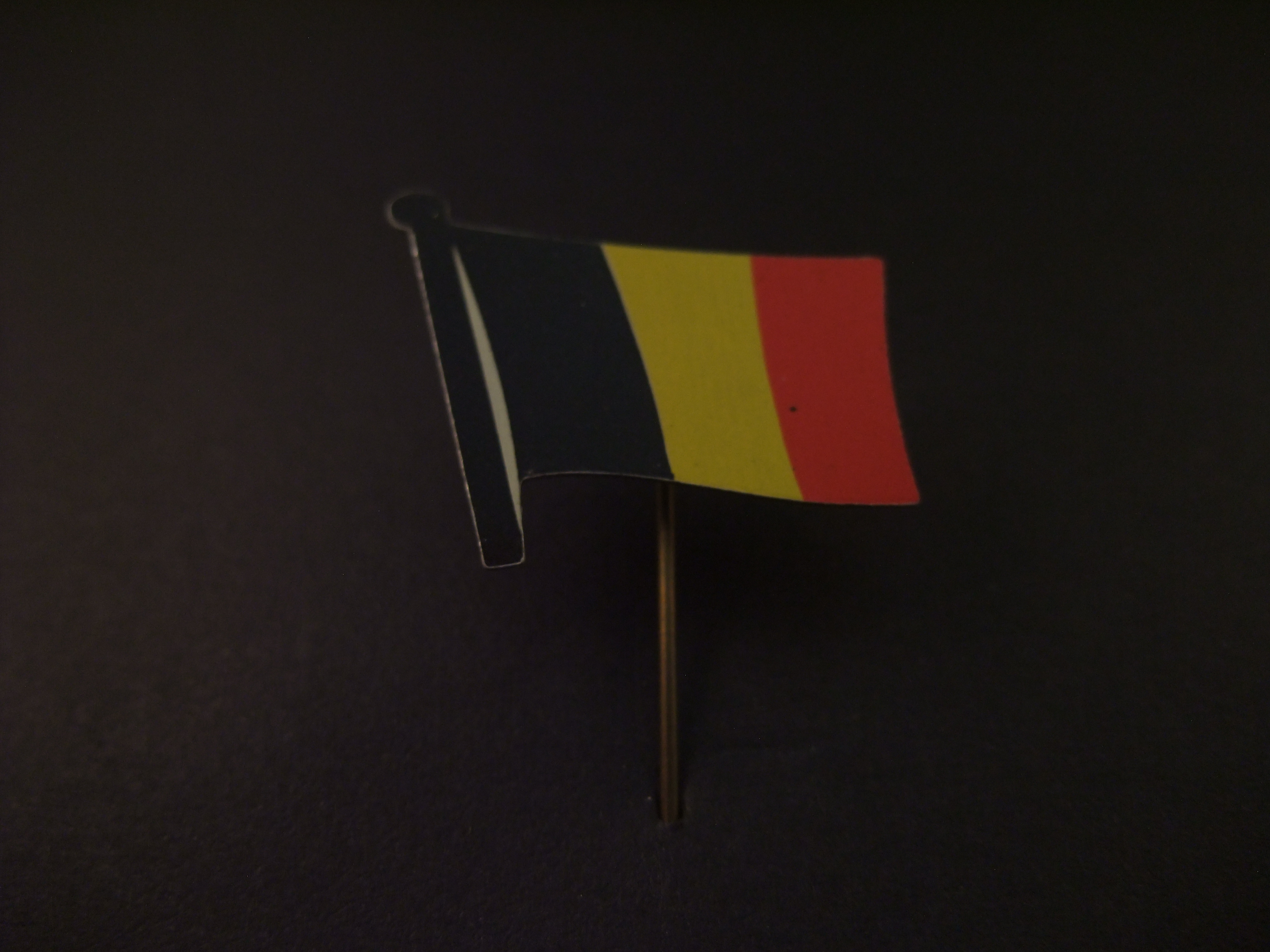 Belgische vlag ( driekleur) zwart, geel en rood